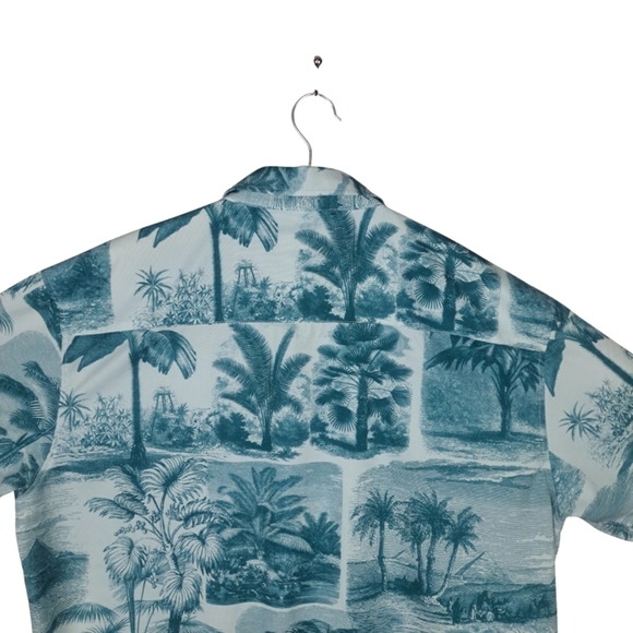 NWOT RSVLTS Men's 2XL Litho Palms Kunuflex All Over Print Short Sleeve - Picture 6 of 10